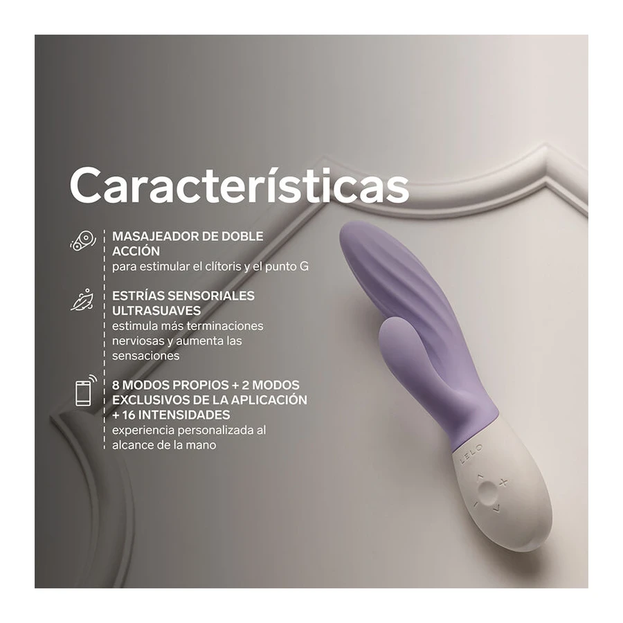 LELO - INA TWIST DOPPIO VIBRATORE A CONIGLIO PER IL PUNTO G E IL CLITORIDE BLU